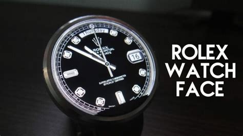 rolex watch face garmin|Rolex watch face for smartwatch.